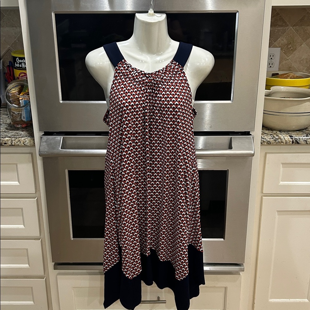Enfocus Studio Navy Sleeveless Dress
